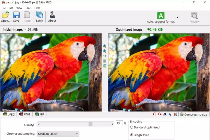 Reduce Image Size in KB