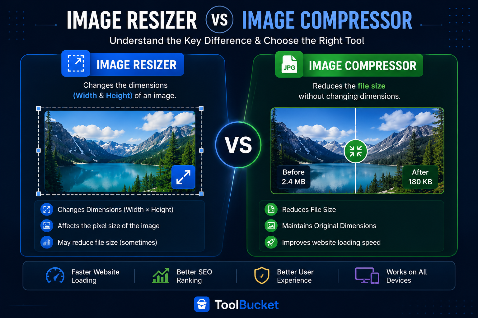 When to resize an image